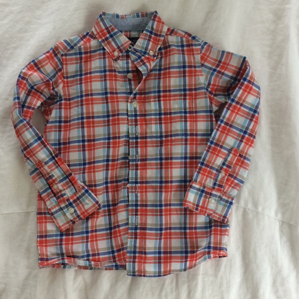 Plaid button up shirt